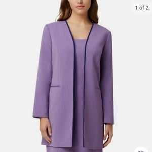TAHARI ASL Lavender Topper w/ Sheath Dress